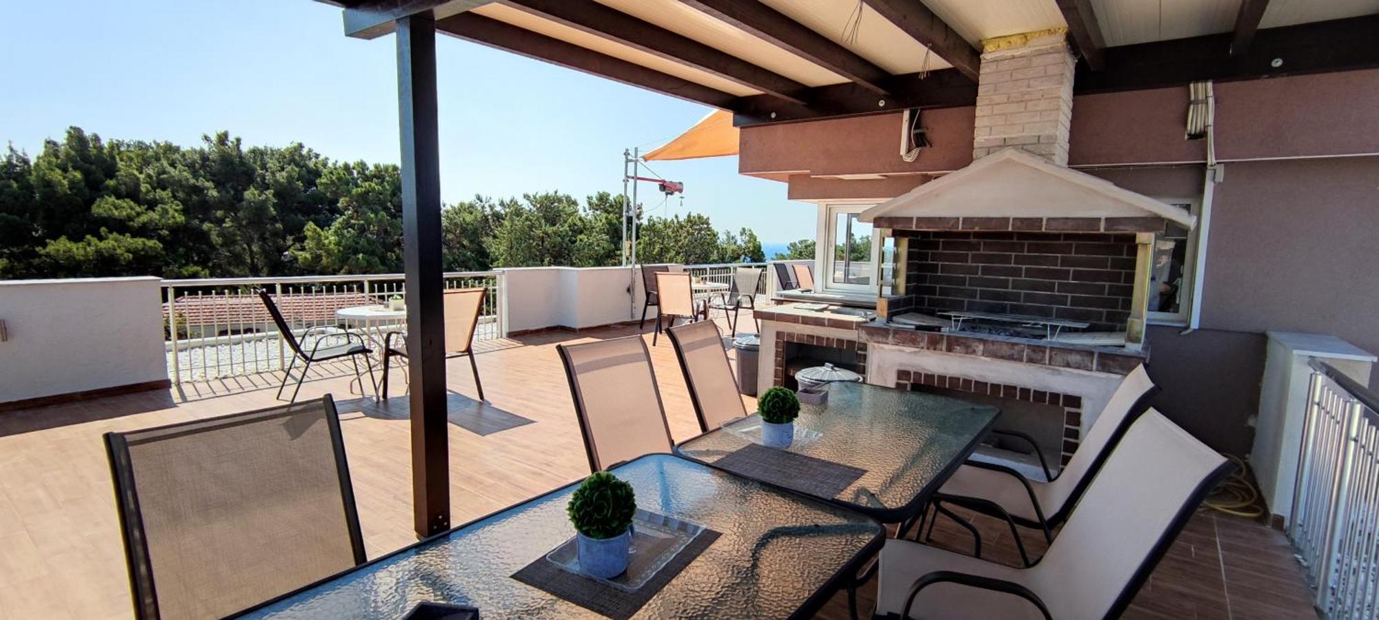 Sea Star Apartments Kallikratia Nea Kallikrateia Bagian luar foto